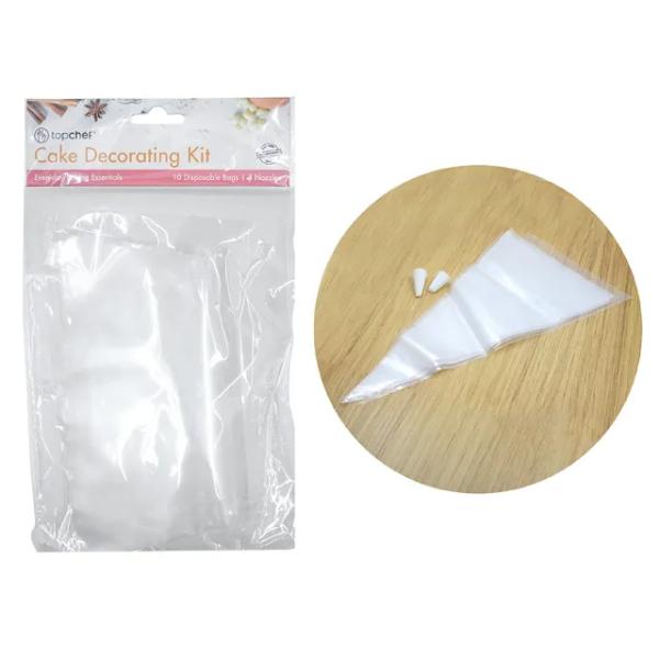 13 Pack White Cake Decorating Kit