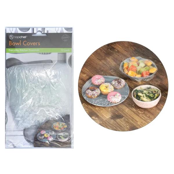 10 Pack Clear Bowl Covers