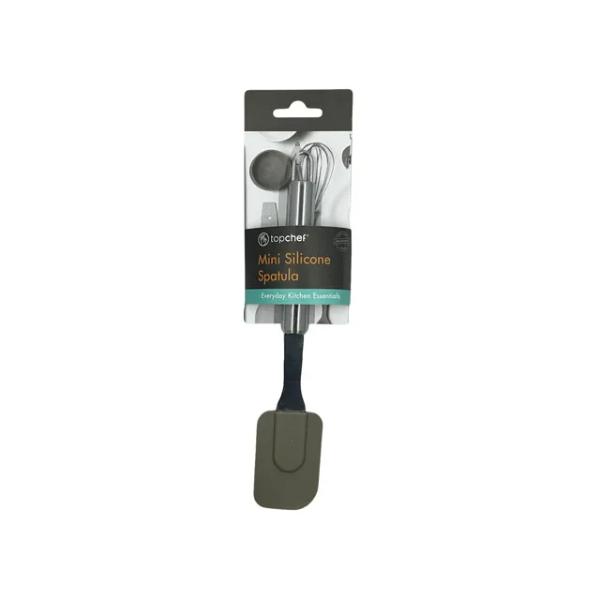 Grey Mini Silicone Spatula - 23.5cm x 4.5cm