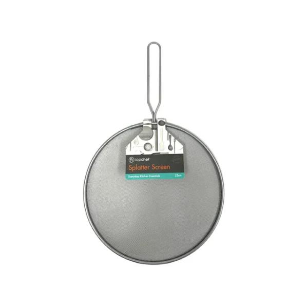 Silver Spatter Guard Screen - 40cm x 25cm