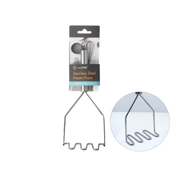 Stainless Steel Potato Press - 26.5cm