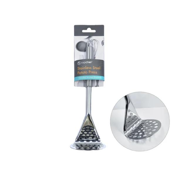 Stainless Steel Potato Press - 25cm