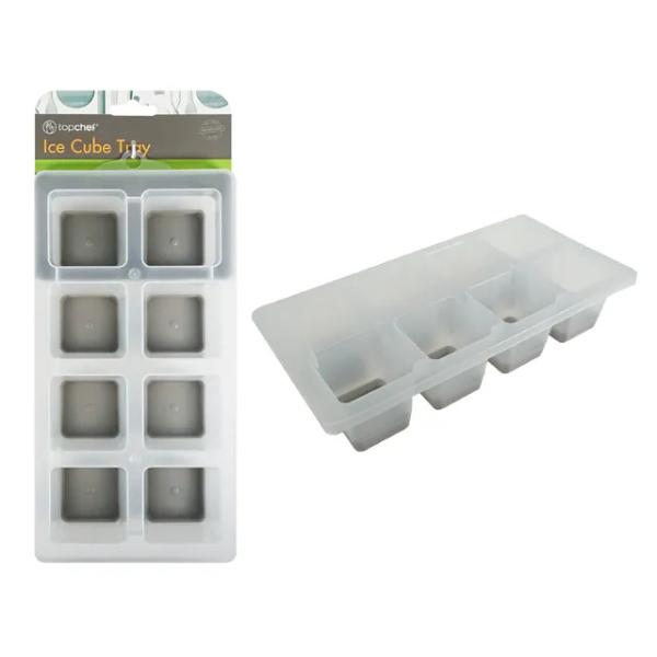 Jumbo Soft Base Ice Cube Tray - 25.3cm x 13cm x 5cm