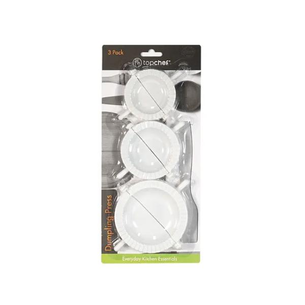3 Pack Assorted White Dumpling Press