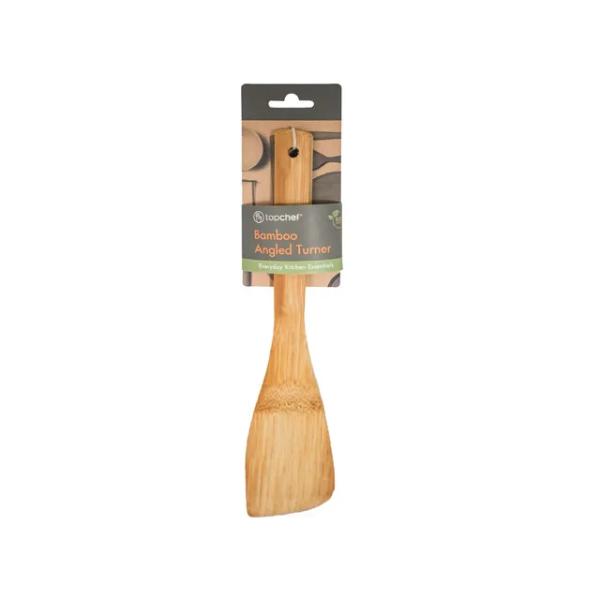 Natural Angled Bamboo Turner - 31cm x 6.5cm