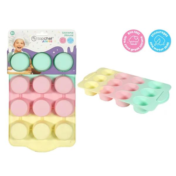 Cotton Candy Silicone Cupcake Baking Mould - 29cm x 17.5cm
