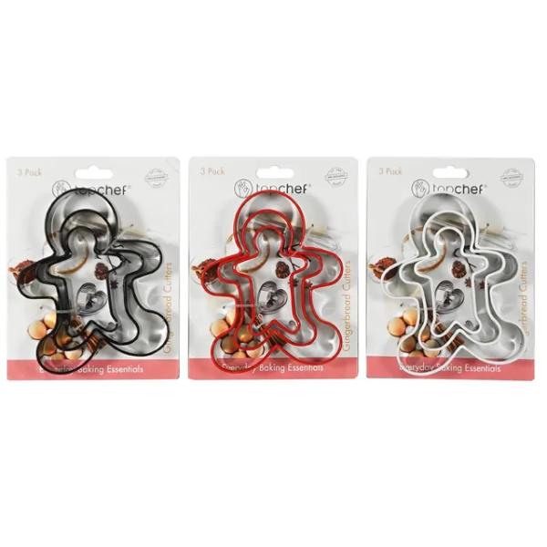 3 Pack Ginger Bread Cutter