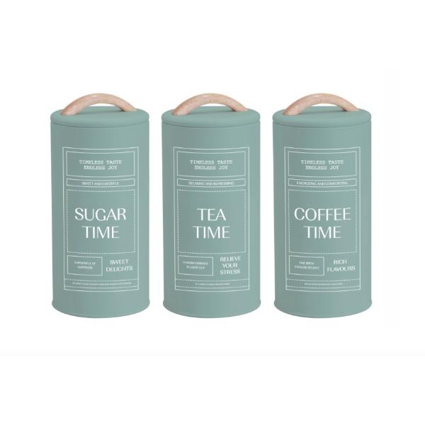 Sage Green Metal Storage - 11cm x 24cm