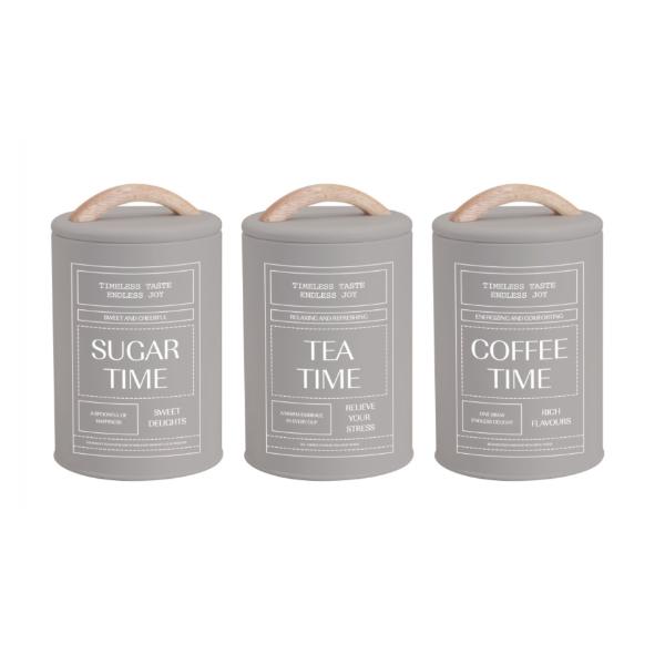 Almond Cream Metal Storage - 11cm x 19cm