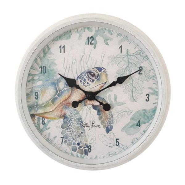 Kelly Lane Coastal Turtle Clock - 40cm