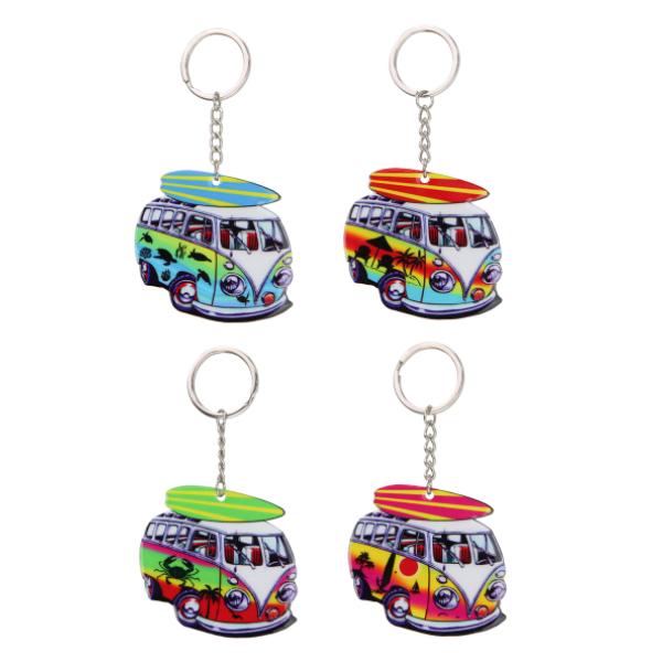 Acrylic Campervan Keyring