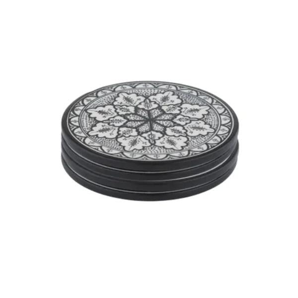 4 Pack Ceramic Coasters - 10cm