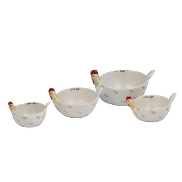 4 Pack Charlie Chook Measuring Cups