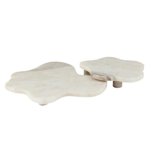 2 Pack Puddle Marble Serving Set - 30cm x 33cm