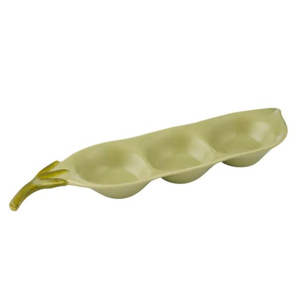 Patch Ceramic Pea Dish - 10cm x 39cm x 4cm