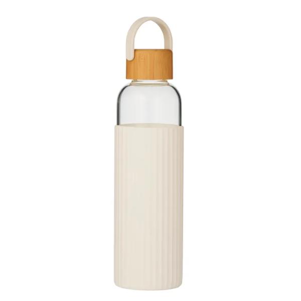 Costa Ivory Silicon Glass Bottle - 600ml