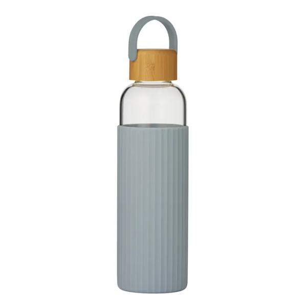 Costa Denim Silicon Glass Bottle - 600ml