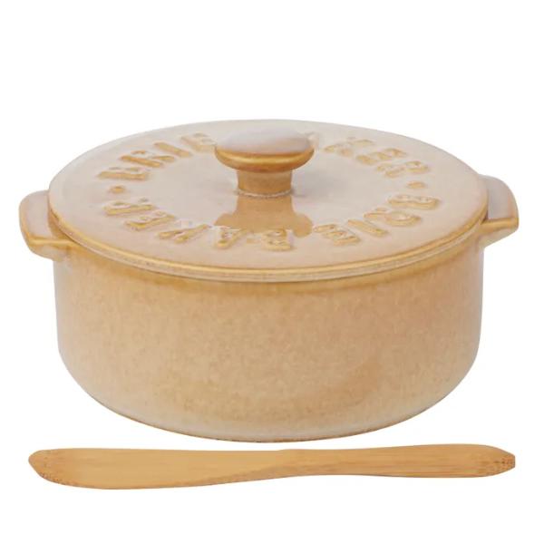 Natural Loire Cer Brie Baker - 13.5cm x 16cm x 7.5cm