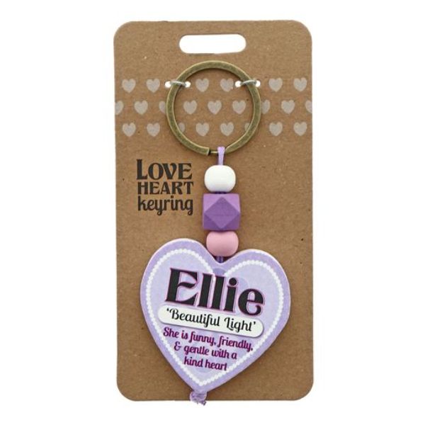 Love Heart Ellie Keyring
