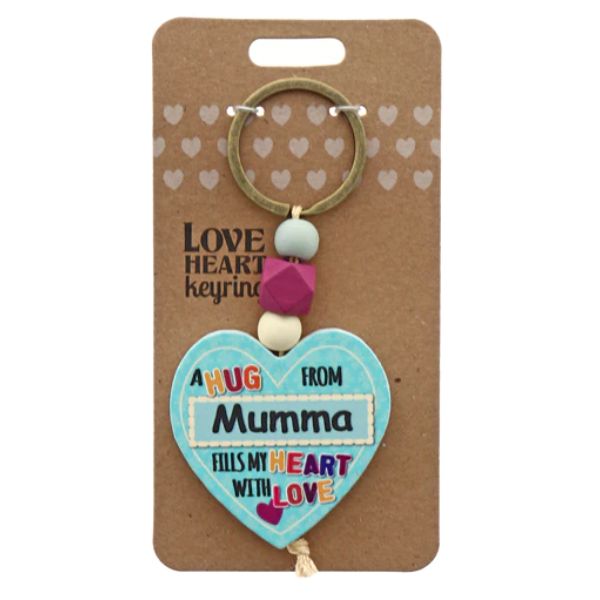 Love Heart Mumma Keyring