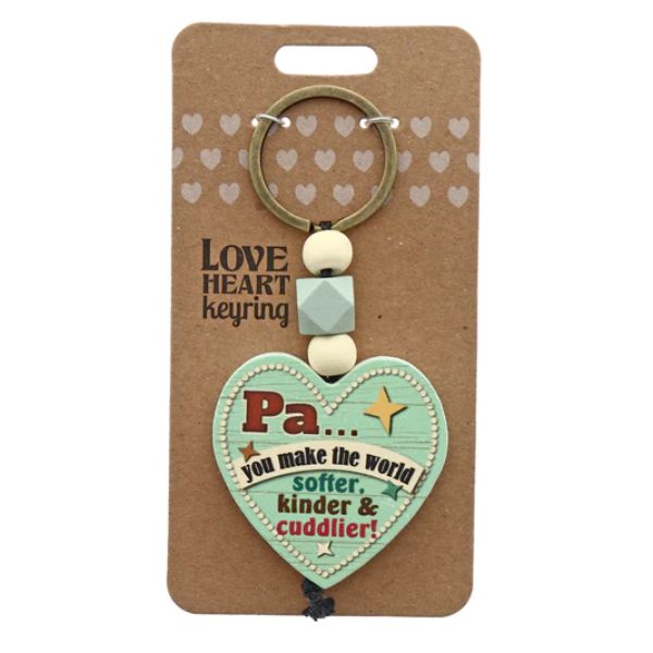 Love Heart Pa Keyring