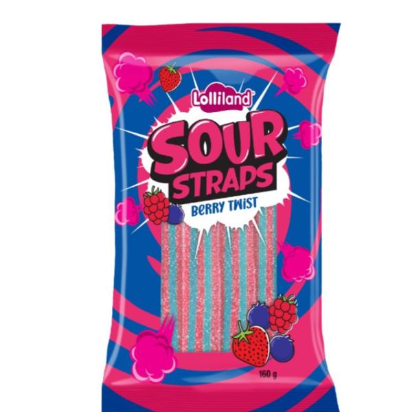 Berry Twist Sour Straps - 160g