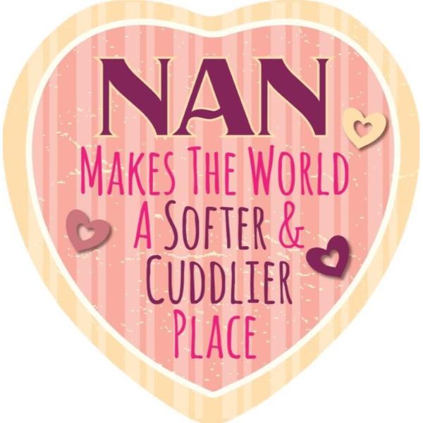 Ceramic Nan Makes World Heart Magnet