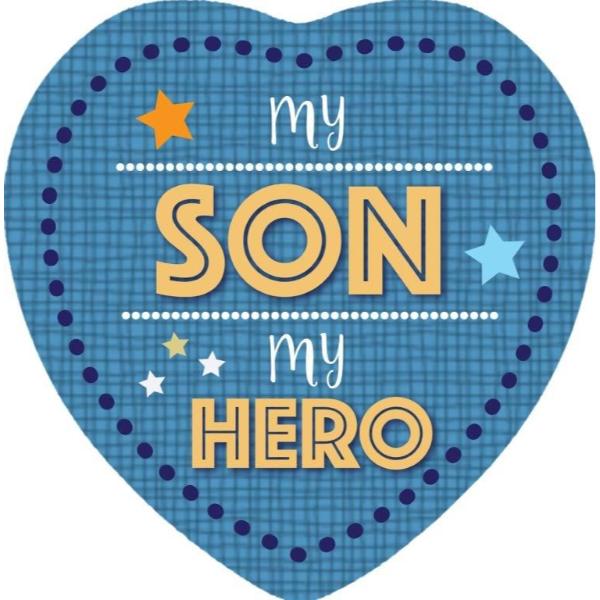 Ceramic My Son Heart Magnet