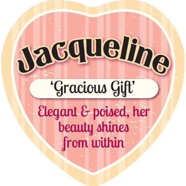 Ceramic Jacqueline Heart Magnet