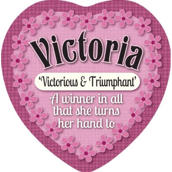 Ceramic Victoria Heart Magnet