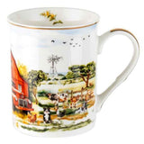 Load image into Gallery viewer, Red Truck Country Life Mug - 360ml
