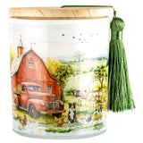 Load image into Gallery viewer, Red Truck Country Life Candled - 10cm x 13cm