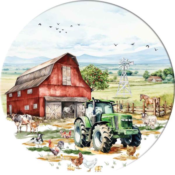 Ceramic Country Life Surface Protector - 25cm