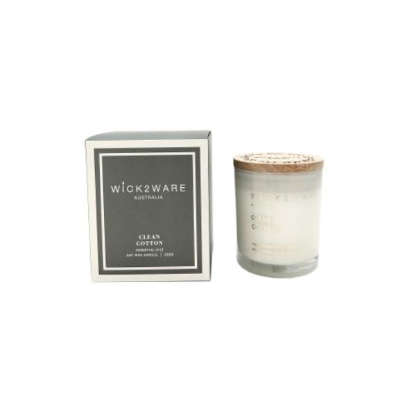 Wick2ware Clean Cotton Soy Wax Jar Candle - 260g