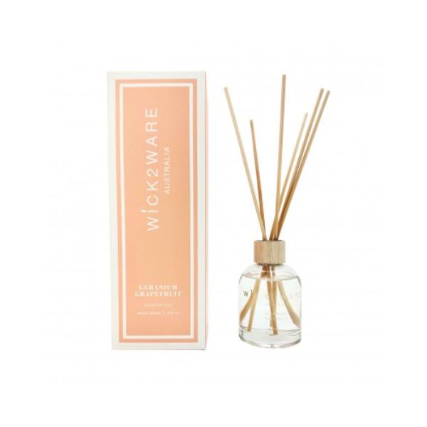 Wick2wear Geranium Grapefruit Diffuser - 200ml