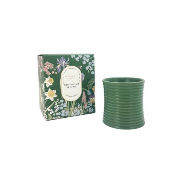 Wick2ware Green Passionfruit & Lime Soy Candle Jar - 160g