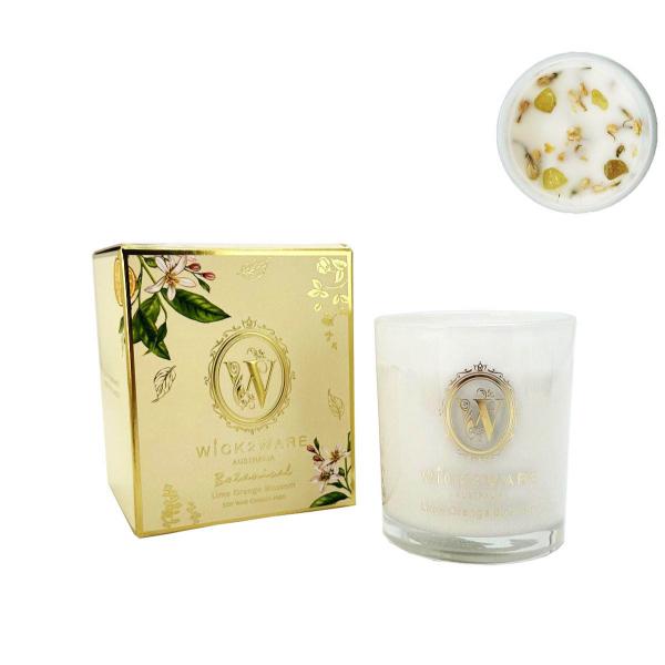 Wick2ware Lime Orange Blossom Soy Wax Candle - 260g