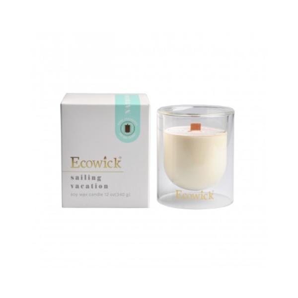 Ecowick Sailing Vacation Soy Wax Candle - 340g