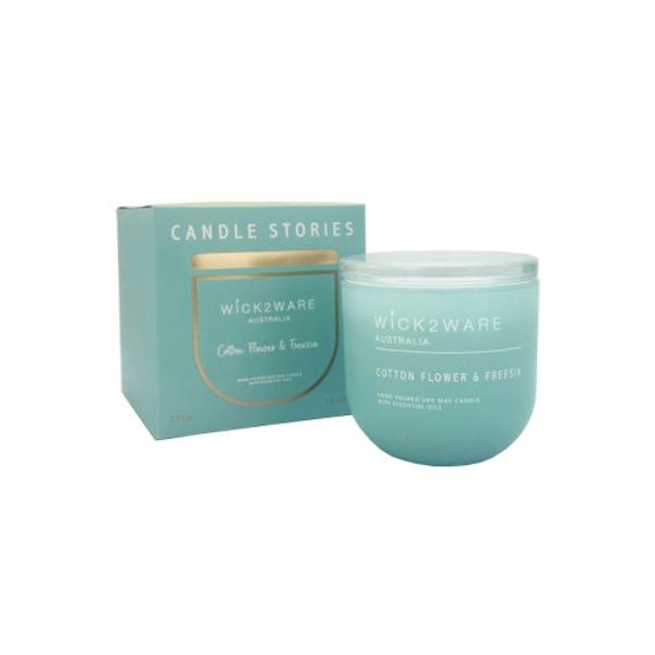 Cotton Flower & Fresia Soy Candle Jar - 300g