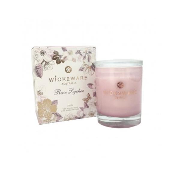 Rose & Lychee Soy Candle Jar - 260g