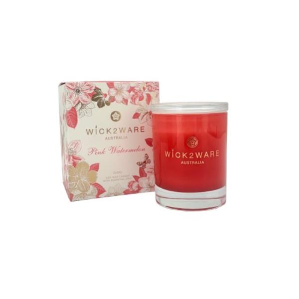 Pink Watermelon Soy Candle Jar - 260g