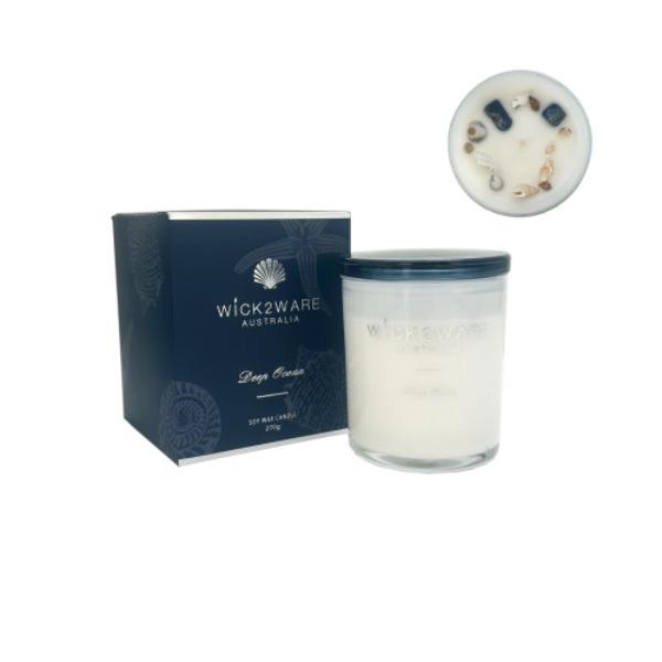 Wick2wear Deep Ocean Soy Candle Jar - 270g