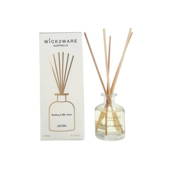 Wick2wear Jasmin White Strawberry Diffuser - 230ml