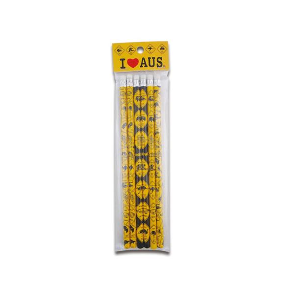 6 Pack I Heart Aus Pencils