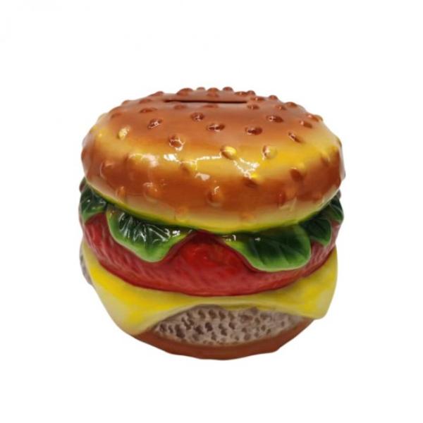 Dolomite Burger Money Box - 12.5cm