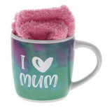 Load image into Gallery viewer, Ceramic Mums Relaxing Coffee Mug With Fluffy Socks - 250ml