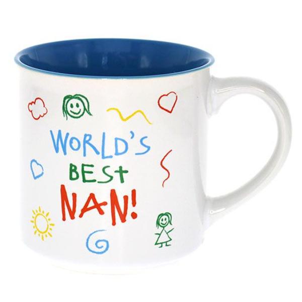 Ceramic Worlds Best Nan Art Coffee Mug - 250ml