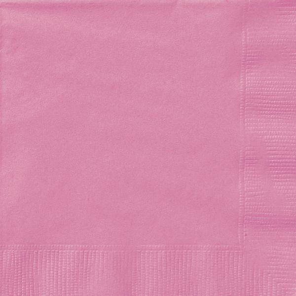 20 Pack Hot Pink 2 Ply Luncheon Napkins - 33cm x 33cm