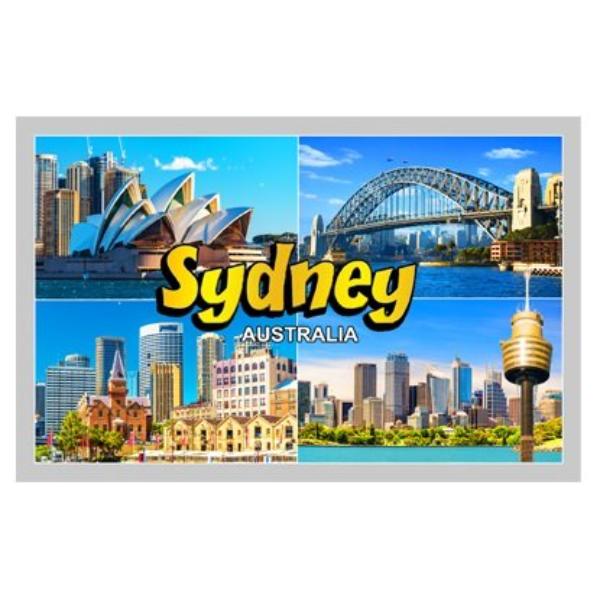 4 Assorted Sydney Pictures Magnet