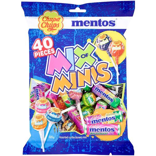 40 Pack Mix Of Minis Mentos